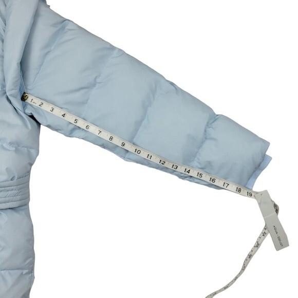 Aqua X Scout The City Belted Puffer Jacket / Vest, Small, New With Tags w/ Flaw - Picture 8 of 16